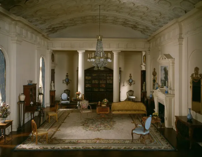 Framed Print : E-9: English Drawing Room of the Georgian period, 1770-1800, United States, c. 1937 Framed Print : E-9: English Drawing Room of the Georgian period, 1770-1800, United States, c. 1937