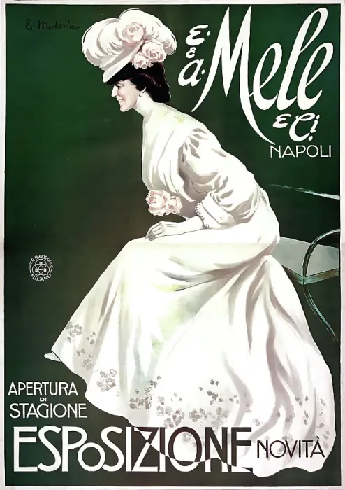 Framed Print : E. & A. Mele Napoli. Creator: Malerba, Gian Emilio (1880-1926). E. & A. Mele Napoli. Creator: Malerba, Gian Emilio (1880-1926) Framed Print : E. & A. Mele Napoli. Creator: Malerba, Gian Emilio (1880-1926). E. & A. Mele Napoli. Creator: Malerba, Gian Emilio (1880-1926)