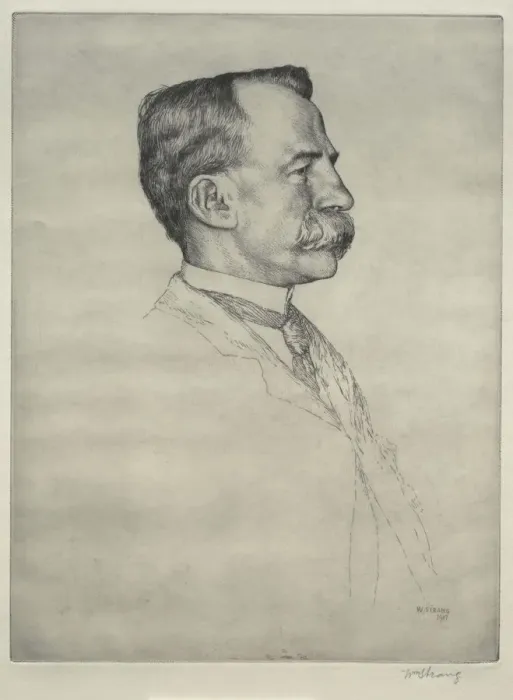 Framed Print : E. T. Bull, 1907. Creator: William Strang (British, 1859-1921) Framed Print : E. T. Bull, 1907. Creator: William Strang (British, 1859-1921)