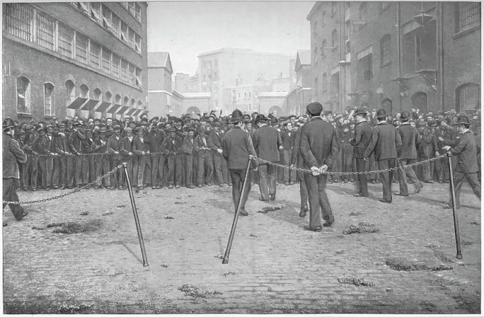 Framed Print : Eager for work, London, c1900 (1901) Framed Print : Eager for work, London, c1900 (1901)