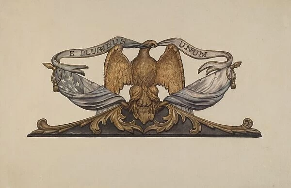 Eagle, c. 1937. Creator: Flora Merchant