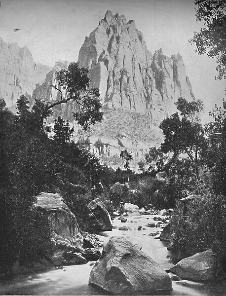 Eagle Crag, Shoshone Falls, Idaho, c1897. Creator: Unknown