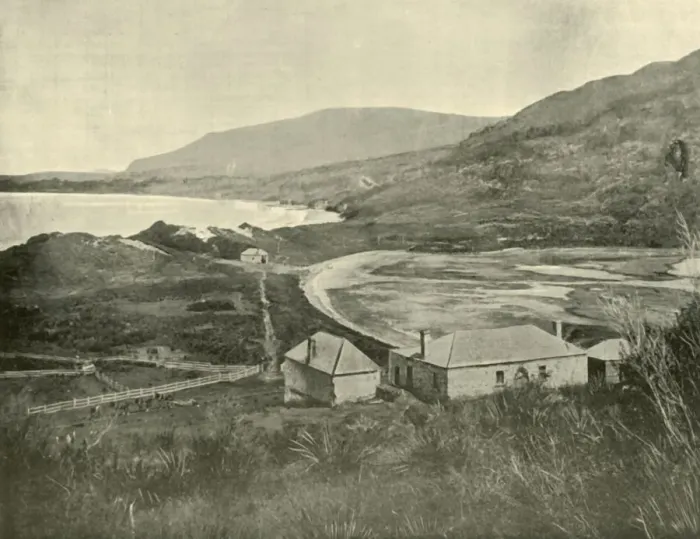 Framed Print : Eagle-Hawk Neck, Tasman Peninsula, 1901. Creator: Unknown Framed Print : Eagle-Hawk Neck, Tasman Peninsula, 1901. Creator: Unknown