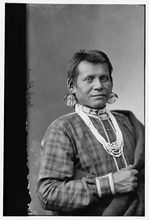 Framed Print : Eagle Plume (Indian), between 1870 and 1880. Creator: Unknown Framed Print : Eagle Plume (Indian), between 1870 and 1880. Creator: Unknown