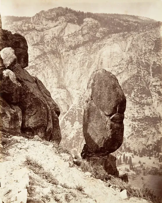 Framed Print : Eagle Point, Yosemite, ca. 1872, printed ca. 1876. Creator: Attributed to Carleton E Framed Print : Eagle Point, Yosemite, ca. 1872, printed ca. 1876. Creator: Attributed to Carleton E