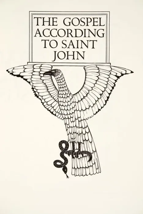 Framed Print : The Eagle of St. John (wood engraving) Framed Print : The Eagle of St. John (wood engraving)