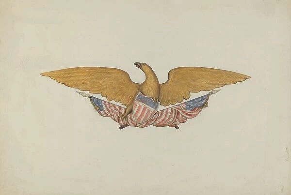 Eagle Stern Piece, c. 1938. Creator: Betty Fuerst