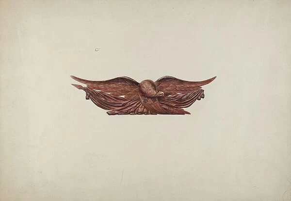 Eagle Stern Piece, c. 1938. Creator: Irving I. Smith