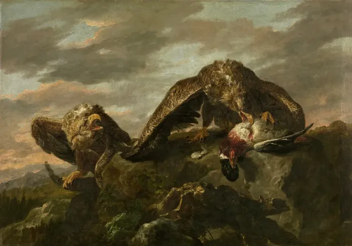 Framed Print : Eagles, c1630-1660. Creator: Jan Fyt Framed Print : Eagles, c1630-1660. Creator: Jan Fyt
