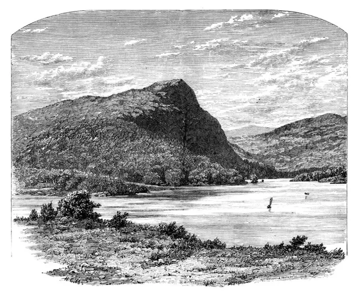 Framed Print : The Eagles Nest, Killarney, Ireland. Artist: H Gibbs Framed Print : The Eagles Nest, Killarney, Ireland. Artist: H Gibbs