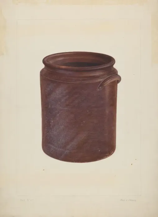 Framed Print : Eardley Jar, c. 1938. Creator: Clyde L. Cheney Framed Print : Eardley Jar, c. 1938. Creator: Clyde L. Cheney