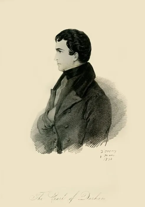 Framed Print : The Earl of Durham, 1834. Creator: Richard James Lane Framed Print : The Earl of Durham, 1834. Creator: Richard James Lane