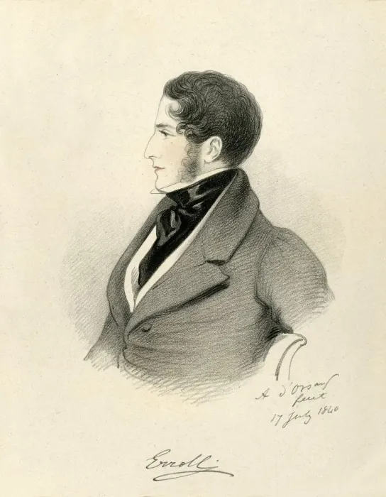 Framed Print : The Earl of Erroll, 1840. Creator: Richard James Lane Framed Print : The Earl of Erroll, 1840. Creator: Richard James Lane