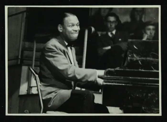 Framed Print : Earl Fatha Hines at the piano, 1950s. Artist: Denis Williams Framed Print : Earl Fatha Hines at the piano, 1950s. Artist: Denis Williams