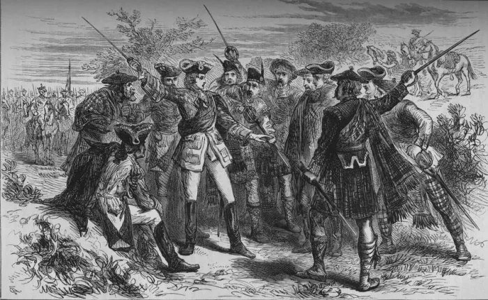 Framed Print : The Earl of Mars Council of War, November 1715, (c1880) Framed Print : The Earl of Mars Council of War, November 1715, (c1880)