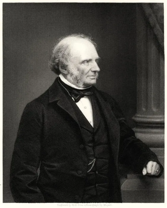 Framed Print : Earl Russell, 19th century. Artist: William Holl Framed Print : Earl Russell, 19th century. Artist: William Holl