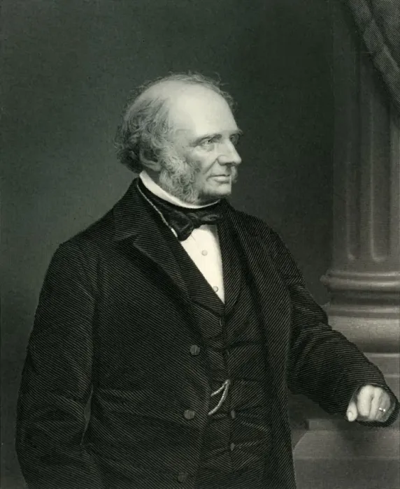 Framed Print : Earl Russell, c1860, (c1884). Creator: Unknown Framed Print : Earl Russell, c1860, (c1884). Creator: Unknown