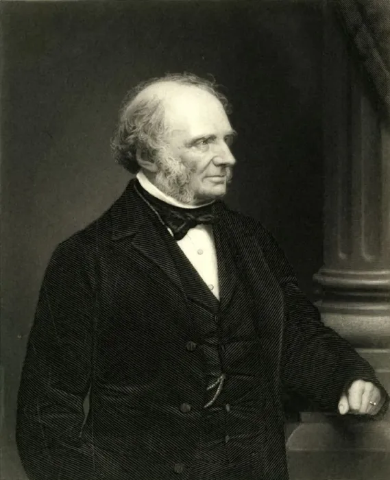 Framed Print : Earl Russell, c1872. Creator: William Holl Framed Print : Earl Russell, c1872. Creator: William Holl