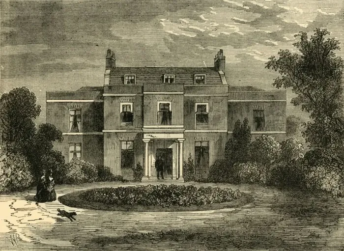 Framed Print : Earls Court House (Formerly John Hunters House), c1876. Creator: Unknown Framed Print : Earls Court House (Formerly John Hunters House), c1876. Creator: Unknown
