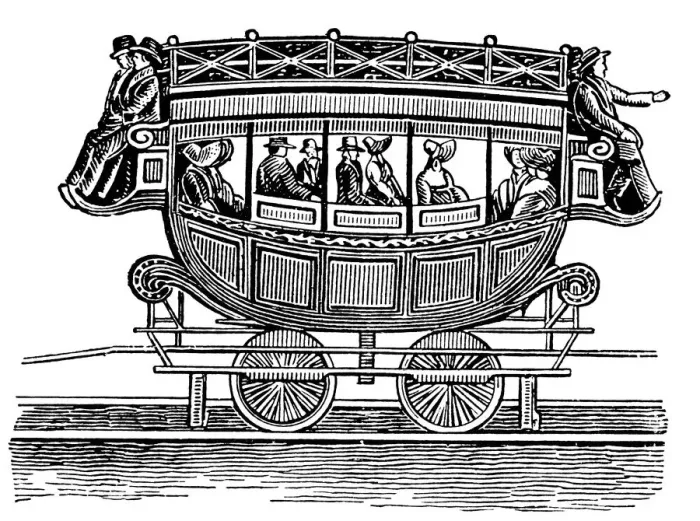 Framed Print : Early American railroad car adopted from road transport Framed Print : Early American railroad car adopted from road transport