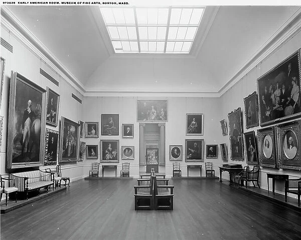 Early American Room, Museum of Fine Arts, Boston, Mass. between 1909 and 1920. Creator: Unknown