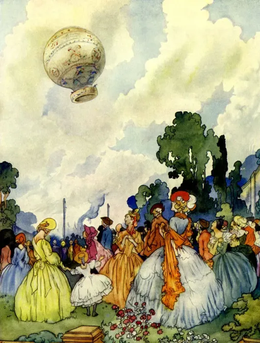 Framed Print : An early attempt at conquering the air, 18th century, (late 19th century) Framed Print : An early attempt at conquering the air, 18th century, (late 19th century)