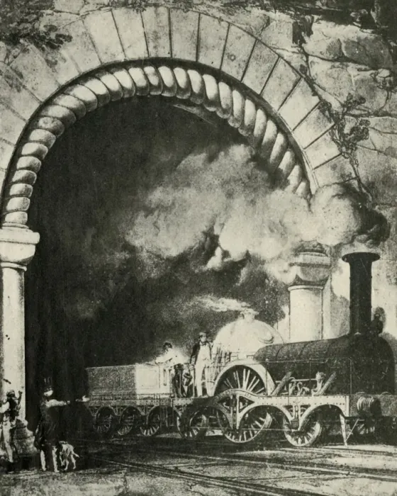 Framed Print : An Early Broad Gauge Train - Great Western Railway, c1930. Creator: Unknown Framed Print : An Early Broad Gauge Train - Great Western Railway, c1930. Creator: Unknown