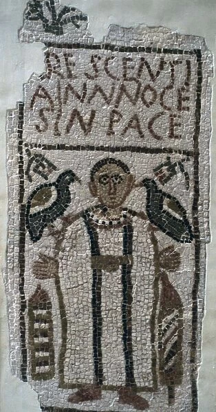 Early Christian funerary mosaic, 4th century