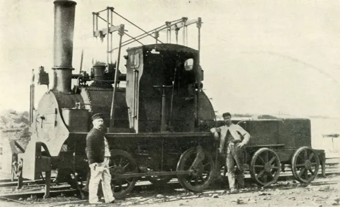 Framed Print : An Early Colliery Locomotive, c1930. Creator: Unknown Framed Print : An Early Colliery Locomotive, c1930. Creator: Unknown
