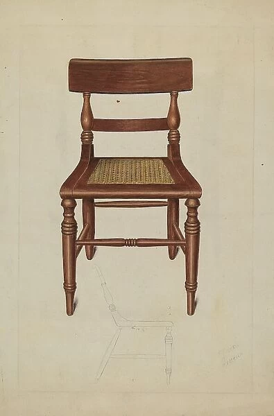 Early Dayton Chair, c. 1937. Creator: Therkel Anderson