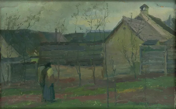 Framed Print : Early evening, c1911. Creator: Elemir Halasz-Hradil Framed Print : Early evening, c1911. Creator: Elemir Halasz-Hradil