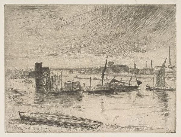 Early Morning, Battersea (Battersea Dawn) (Cadogan Pier), 1861