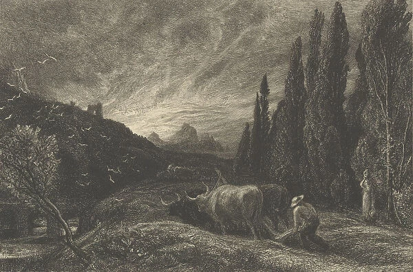 The Early Ploughman, or The Morning Spread Upon the Mountains, before 1861