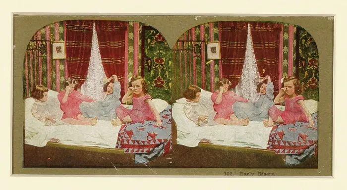 Framed Print : Early Risers, United States. Creator: Unknown