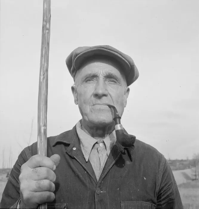 Framed Print : Early settler of the valley, Priest River Valley, Bonner County, Idaho, 1939. Creator: Dorothea Lange Framed Print : Early settler of the valley, Priest River Valley, Bonner County, Idaho, 1939. Creator: Dorothea Lange