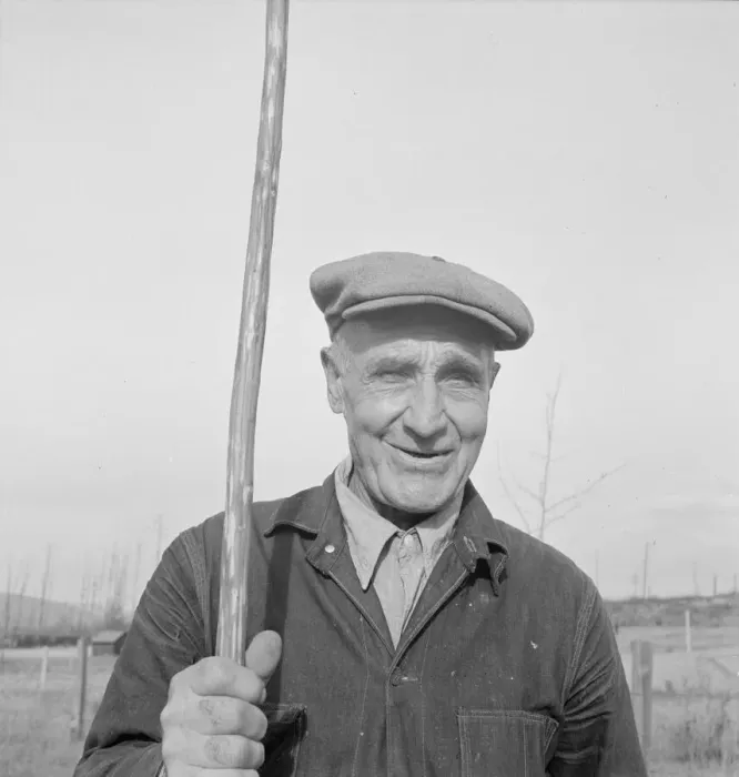Framed Print : Early settler of the valley, Priest River Valley, Bonner County, Idaho, 1939. Creator: Dorothea Lange Framed Print : Early settler of the valley, Priest River Valley, Bonner County, Idaho, 1939. Creator: Dorothea Lange