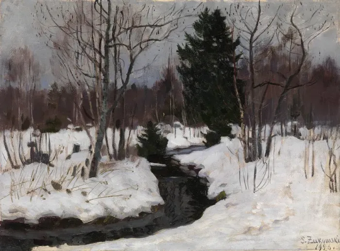 Framed Print : Early Spring, 1926. Artist: Zhukovsky, Stanislav Yulianovich (1873-1944) Framed Print : Early Spring, 1926. Artist: Zhukovsky, Stanislav Yulianovich (1873-1944)