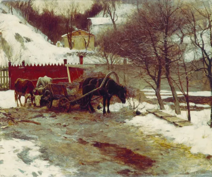 Framed Print : Early Spring. Artist: Svetoslavsky, Sergei Ivanovich (1857-1931) Framed Print : Early Spring. Artist: Svetoslavsky, Sergei Ivanovich (1857-1931)