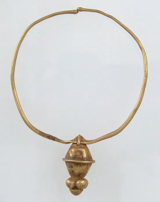 Framed Print : Earring, Avar, 3rd century (?). Creator: Unknown Framed Print : Earring, Avar, 3rd century (?). Creator: Unknown