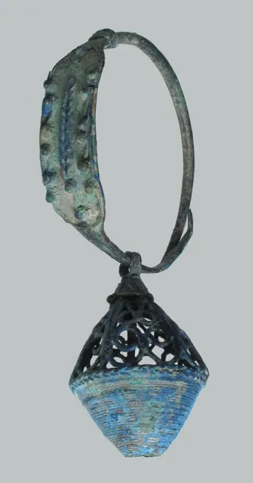 Framed Print : Earring, Avar, 8th-9th century. Creator: Unknown Framed Print : Earring, Avar, 8th-9th century. Creator: Unknown