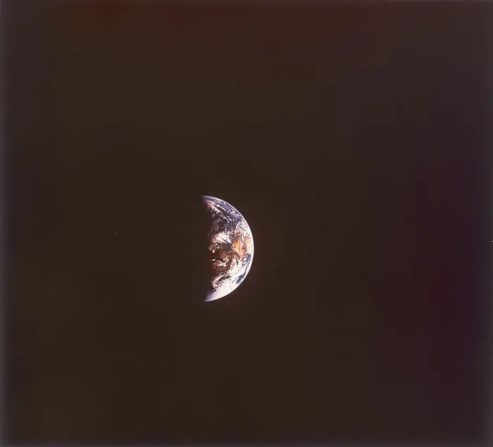 Framed Print : The earth from space, 1968 Framed Print : The earth from space, 1968