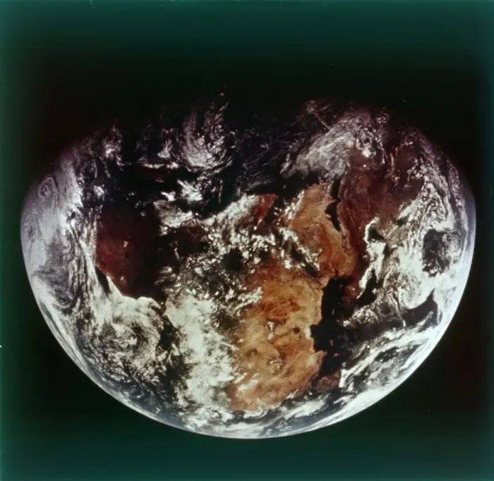 Framed Print : Earth from space - Africa, c1980s. Creator: NASA Framed Print : Earth from space - Africa, c1980s. Creator: NASA