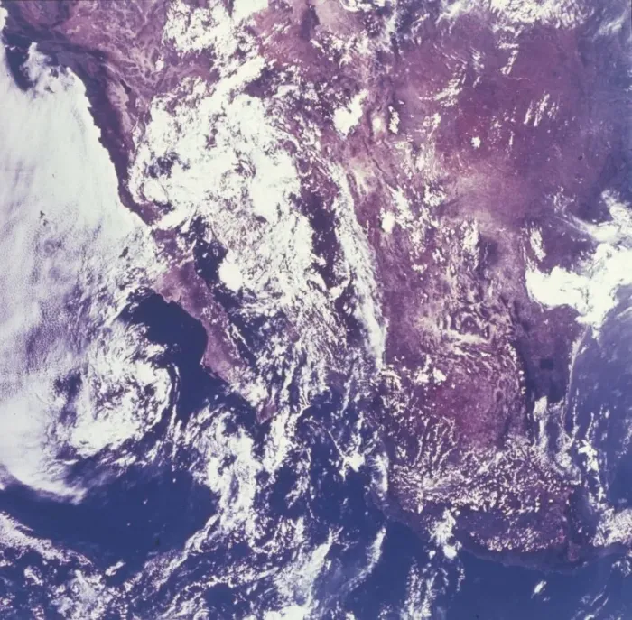 Framed Print : Earth from space - Mexico, c1980s. Creator: NASA Framed Print : Earth from space - Mexico, c1980s. Creator: NASA