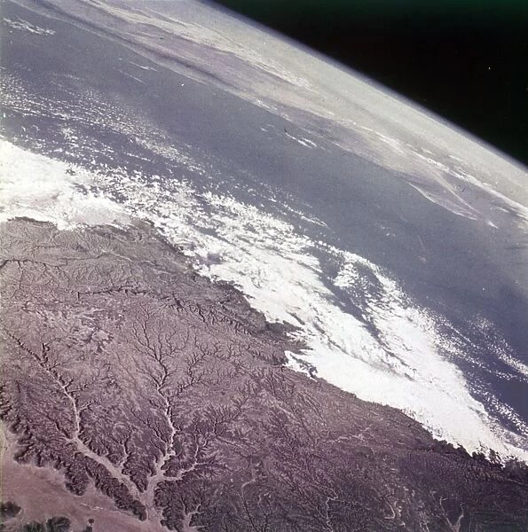 Earth from space - the Sudan, c1980s. Creator: NASA