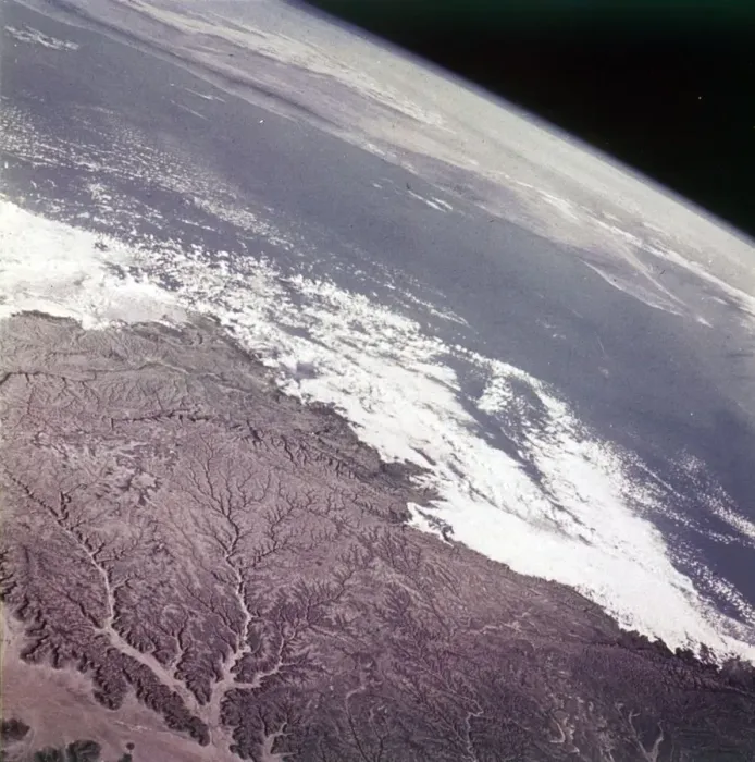 Framed Print : Earth from space - the Sudan, c1980s. Creator: NASA Framed Print : Earth from space - the Sudan, c1980s. Creator: NASA