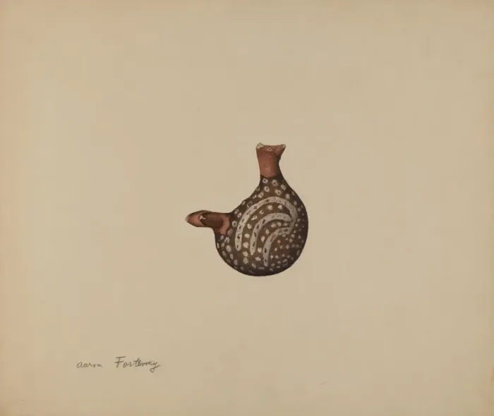 Framed Print : Earthenware Bird, c. 1940. Creator: Aaron Fastovsky Framed Print : Earthenware Bird, c. 1940. Creator: Aaron Fastovsky
