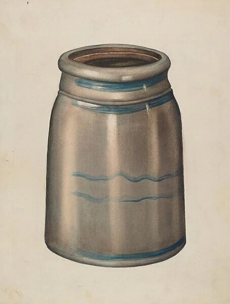 Earthenware Jar, 1935 / 1942. Creator: Unknown
