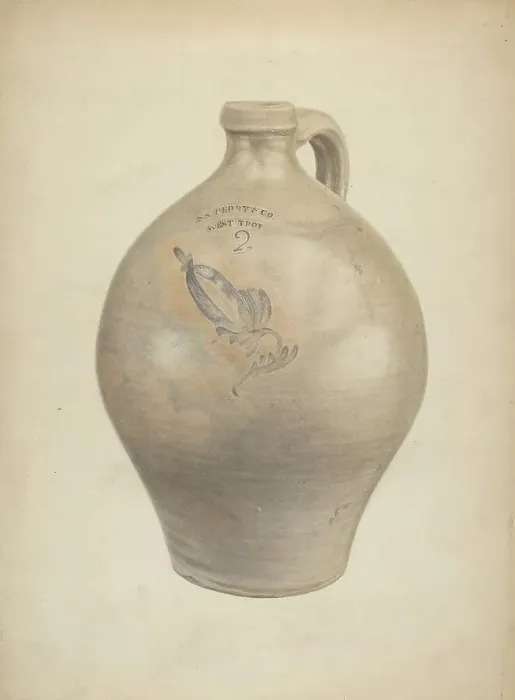 Framed Print : Earthenware Jug, c. 1937. Creator: L. Vladimar Fischer Framed Print : Earthenware Jug, c. 1937. Creator: L. Vladimar Fischer