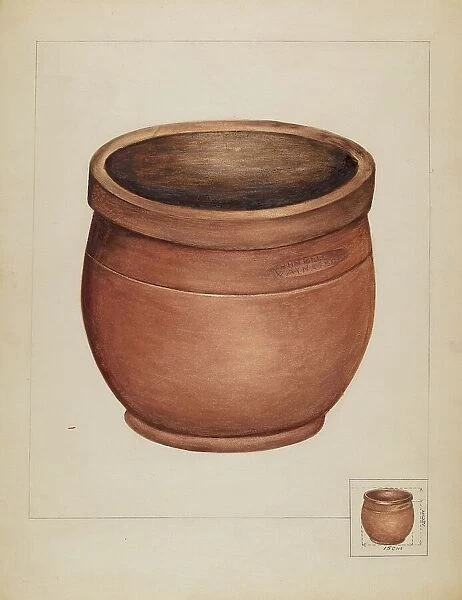 Earthenware Pot, 1936. Creator: Anna Aloisi