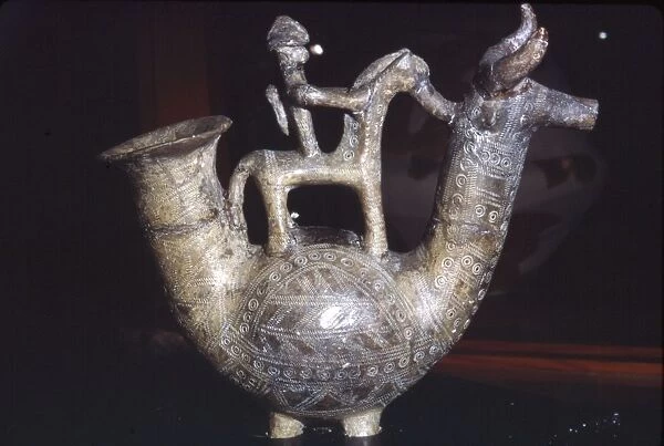 Earthenware Vessel, Villanova Culture, from Bologna, Italy, 8th century BC